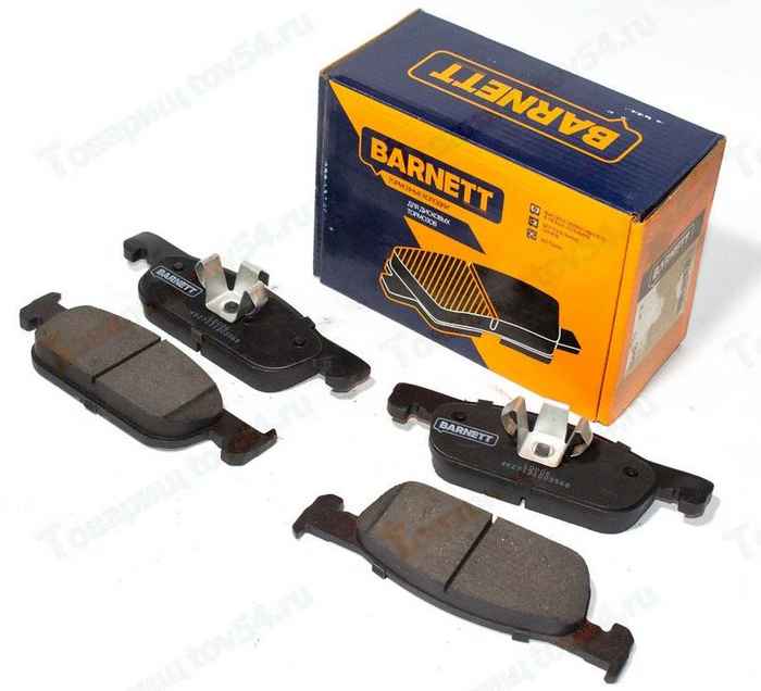 Колодки тормозные пердние Lada X-Ray двиг.ВАЗ 155мм <b>BARNETT LD006</b> 410605536R - изображение