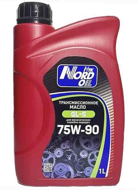 NORD OIL GL-5 75W90 (1л) трансмиссионное полусинтетическое масло - изображение NORD OIL GL-5 75W90 (1л) трансмиссионное полусинтетическое масло - изображение