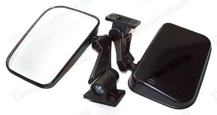 Зеркала заднего вида наружные ВАЗ 2121 Нива, У*З-452, Hunter сферическое с увеличенным обзором (комплект 2шт) <b>поз.№ 34</b> - изображение