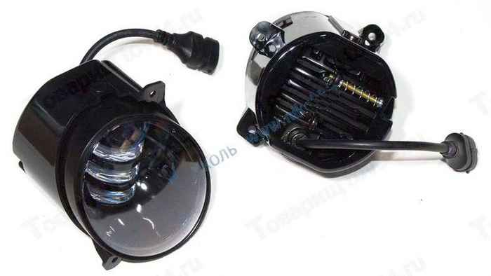 Фары противотуманные ВАЗ 2190 Гранта, Калина, Largus 30W 12/80V с регулировкой, 2 цвета (2 шт) <b>TR-G332-WY</b> - изображение Фары противотуманные ВАЗ 2190 Гранта, Калина, Largus 30W 12/80V с регулировкой, 2 цвета (2 шт) <b>TR-G332-WY</b> - изображение