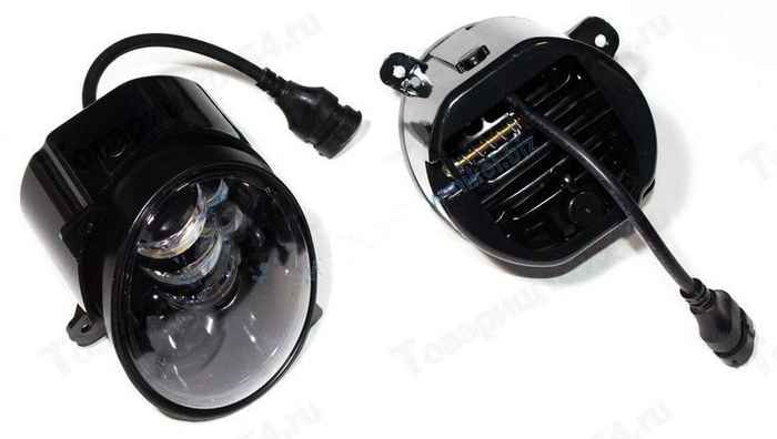 Фары противотуманные ВАЗ 2190 Гранта, Калина, Largus 50W 12/80V с регулировкой (2 шт) <b>TR-G551-W</b> - изображение