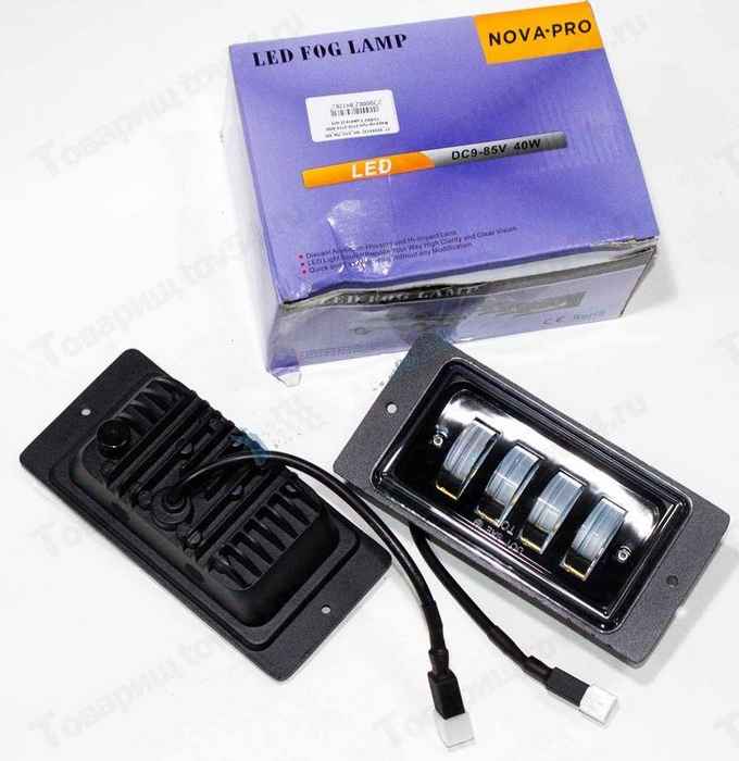 Фары противотуманные ВАЗ 2110-2114 40W 12/80V 2 цвета (2 шт) <b>TR-L442-WY</b> - изображение