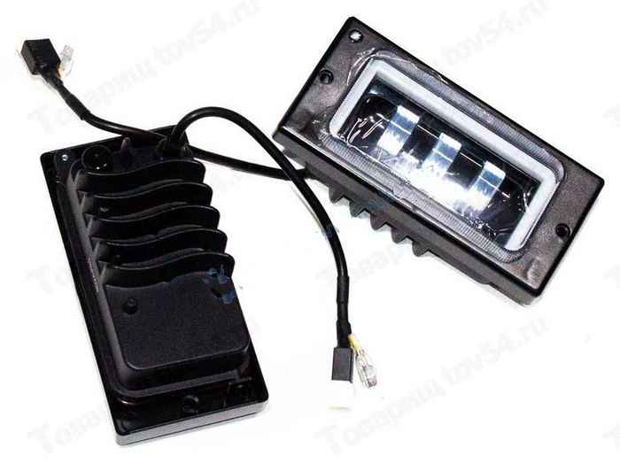 Фары противотуманные ВАЗ 2110-2114 50W 12/80V с габаритом (2 шт) <b>TR-L553-W-WR</b> - изображение