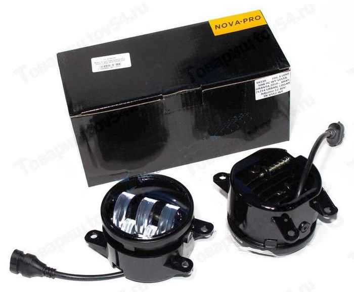 Фары противотуманные ВАЗ 2190 Гранта (19-), Vesta, X-Ray, Niva Urban 50W 12/80V с регулировкой, 2 цвета (2 шт) <b>TR-V552-WY</ Фары противотуманные ВАЗ 2190 Гранта (19-), Vesta, X-Ray, Niva Urban 50W 12/80V с регулировкой, 2 цвета (2 шт) <b>TR-V552-WY</b> - изображение