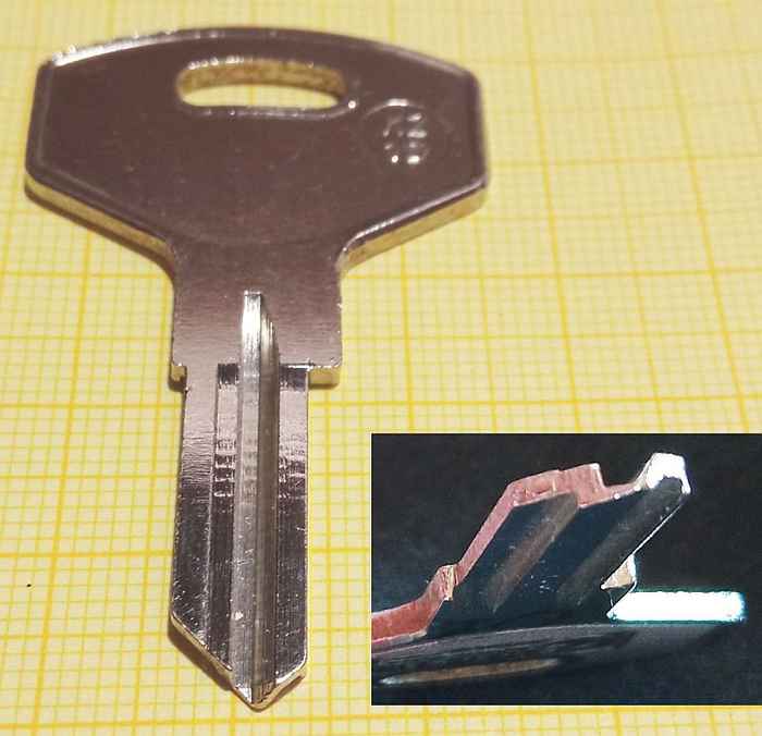 Заготовка ключа металлическая - изображение 1