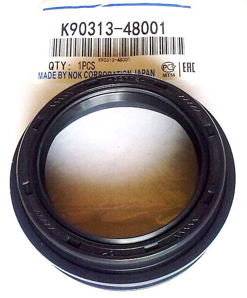 Сальник полуоси RR TOYOTA Dyna / ToyoAce 85-01, HiLux / Surf 130 / 18# -00, LCR LJ70, HiAce / Regius 89- (Out) <b>NOK K90313-4 Сальник полуоси RR TOYOTA Dyna / ToyoAce 85-01, HiLux / Surf 130 / 18# -00, LCR LJ70, HiAce / Regius 89- (Out) <b>NOK K90313-48001</b> - изображение