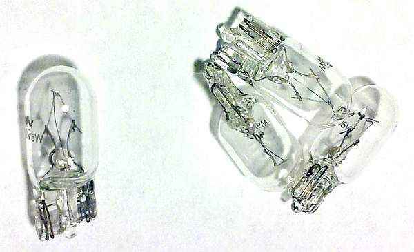 Лампа 12V 5W (W5W) без цоколя W2.1х9.5d габарит, поворот, номер большая - изображение 1