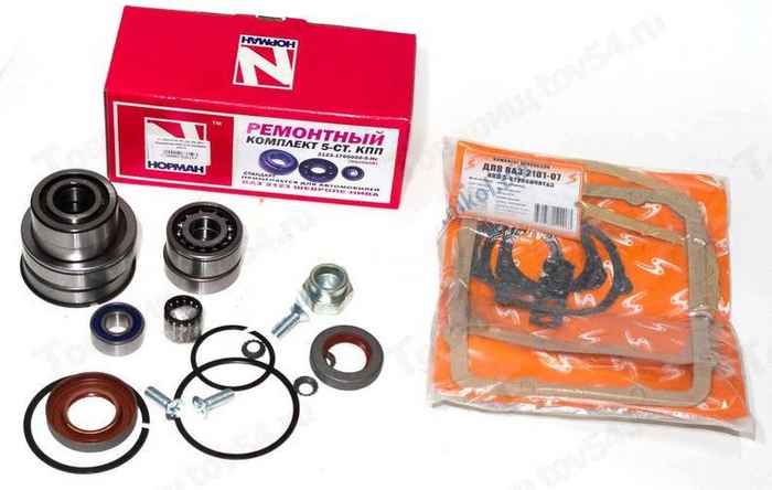 Ремкомплект КПП ВАЗ 2123 Нива Шевроле (подшипники, сальники, уплотнители, крепеж...) <b>НОРМАН 1700000-2123-5</b> - изображение