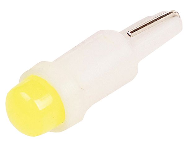 Лампа (LS35) светодиодная T5 COB (W2х4,6d) сплошная заливка ЯРКАЯ белая 12V-1.2 - изображение