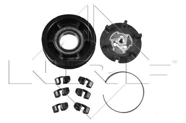 Электромагнитное сцепление, катушка компрессора VW Polo 1.2 02- <b>NRF 380005</b> - изображение