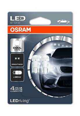 Лампа LED W5W LEDriving cool white 6000K 12V 2шт 4052899067820 <b>OSRAM 2880CW-02B</b> - изображение