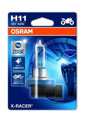 Лампа г/с H11 (55W) PGJ19-2 X-RACER 12V <b>OSRAM 64211XR-01B</b> - изображение