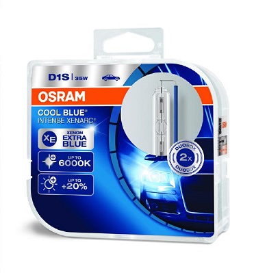 Лампа г/с D1S (35W) PK32d-2 Xenarc Cool Blue Intense 6000K 2шт 4052899431621 <b>OSRAM 66140CBI-HCB</b> - изображение 1