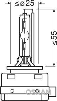 Лампа г/с D1S (35W) PK32d-2 Xenarc Ultra Life 2шт 4052899429611 <b>OSRAM 66140ULT-HCB</b> - изображение 4