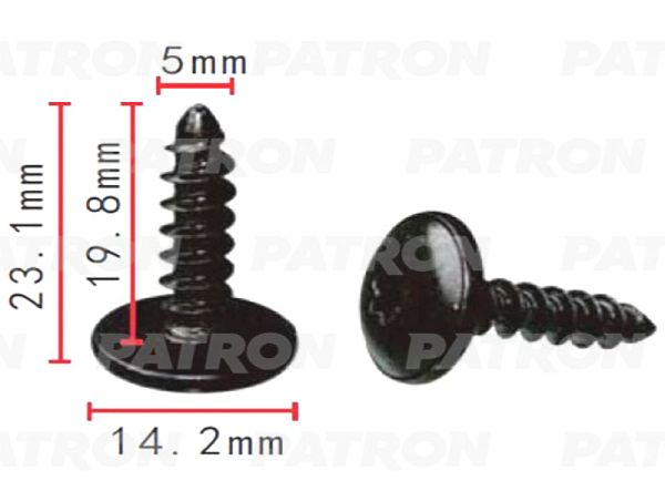 Саморез 5*23 PATRON P372206 - изображение Саморез 5*23 PATRON P372206 - изображение