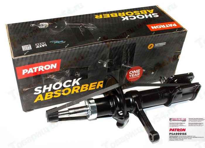 Амортизатор ВАЗ 2170 Приора стойка передняя правая газомасляная <b>PATRON PSA999166</b> - изображение Амортизатор ВАЗ 2170 Приора стойка передняя правая газомасляная <b>PATRON PSA999166</b> - изображение