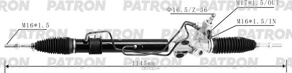 Рулевой механизм PATRON PSG3178 - изображение
