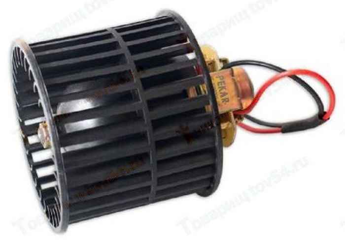 Мотор отопителя Волга, Газель (с 2003), ВАЗ 2108-2110 <b>ПЕКАР 45-3730000-10</b> - изображение Мотор отопителя Волга, Газель (с 2003), ВАЗ 2108-2110 <b>ПЕКАР 45-3730000-10</b> - изображение