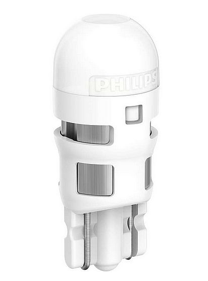 PHILIPS 11961ULWX2 - лампа T10 LED WHITE ULW 12V X2 - изображение 1