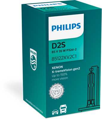 Лампа D2S (35W) P32d-2 X-Treme Vision 2 +150% 4800K 37707133 <b>PHILIPS 85122XV2C1</b> - изображение Лампа D2S (35W) P32d-2 X-Treme Vision 2 +150% 4800K 37707133 <b>PHILIPS 85122XV2C1</b> - изображение