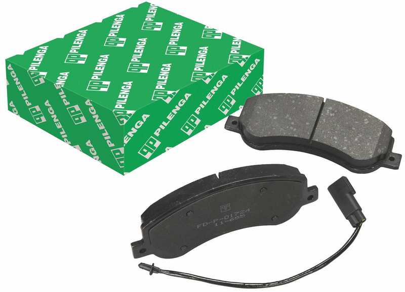 Колодки тормозные диск.передние с датчиком TRANSIT <b>PILENGA FD-P1724</b> - изображение