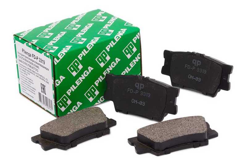 Колодки тормозные дисковые задние <b>PILENGA FD-P3319</b> - изображение
