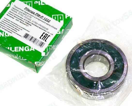 Подшипник КПП ВАЗ 2170 вторичного, первичного вала (750305) <b>PILENGA PWP1222</b> - изображение