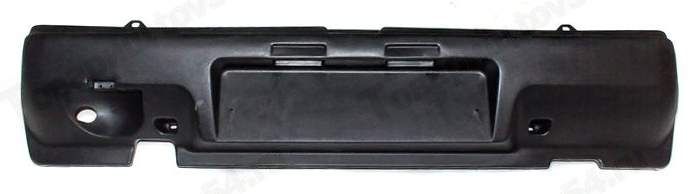 Бампер ВАЗ 1111 Ока задний (возможны царапины) <b>ПЛАСТИК 1111-2804015</b> - изображение