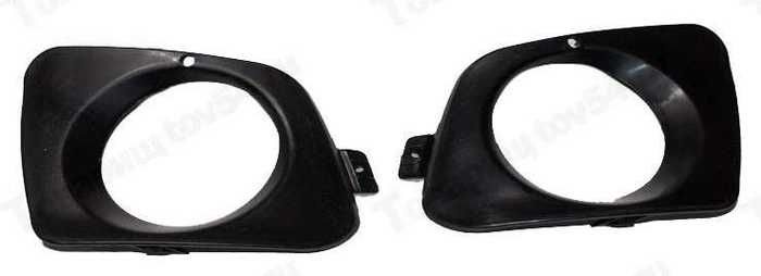 Облицовка противотуманных фар ВАЗ 1118 (к-т) <b>Пластик 1118-2803196/97</b> - изображение