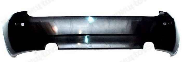 Бампер ВАЗ 1119 Калина задний хэтчбек <b>ПЛАСТИК 1119-2804015</b> - изображение