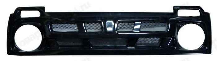 Решетка радиатора ВАЗ 21213 'Нива-3' с сеткой ПЛАСТИК - изображение