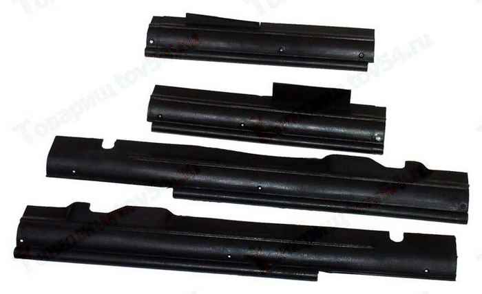 Пороги внутрисалонные ВАЗ 2121 Нива задние и передние комплект 4шт <b>ПЛАСТИК 2121-5109078/79/76/77</b> - изображение