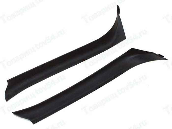 Накладка стойки ветрового окна ВАЗ 2123 Нива Шевроле (комплект лев.+ прав.)<b>ПЛАСТИК 2123-5402114 + 2123-5402115</b> - изображение