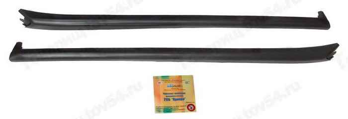 Накладка стойки ветрового окна ВАЗ 2170 Приора наружная (комплект лев.+ прав.) <b>ПЛАСТИК 2170-5206064 + 2170-5206065</b> - изображение