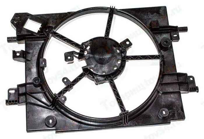 Кожух вентилятора охлаждения ВАЗ 2180VESTA пластмассовый <b>ПЛАСТИК t903774fs2088 (2180-214811897)</b> - изображение