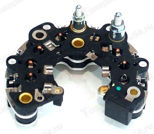 Мост диодный ВАЗ 2110, 2115, Газ (2 болт., 8 диод., 80А) генер.5102.3771 <b>ПРАМО 5102.3771.320</b> - изображение