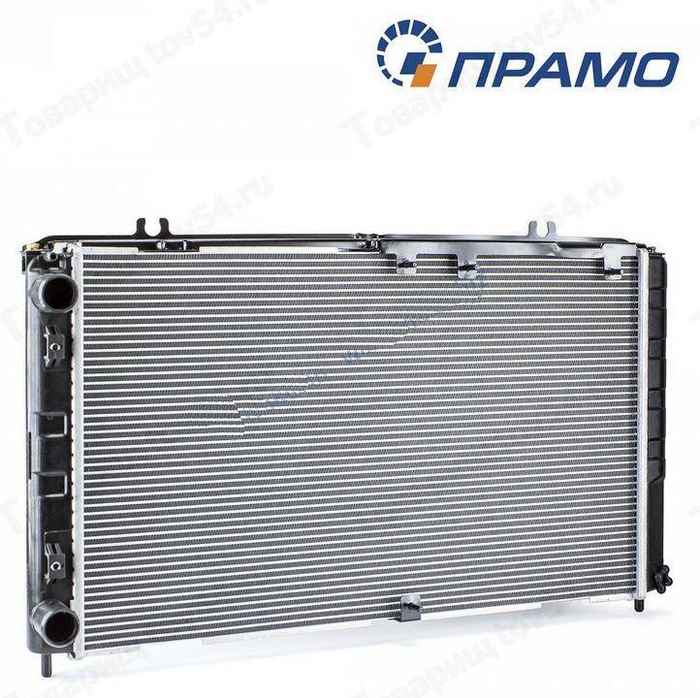 Радиатор охлаждения ВАЗ 1118 Калина с кондиционером алюминиевый <b>ПРАМО ЛР11190-1300010-40</b> - изображение