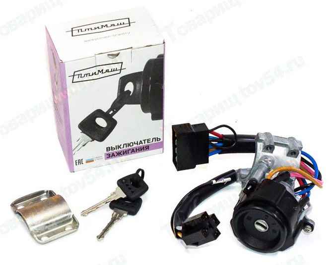 Замок зажигания ВАЗ 1111 <b>ПтиМаш 1111-3704005</b> - изображение Замок зажигания ВАЗ 1111 <b>ПтиМаш 1111-3704005</b> - изображение