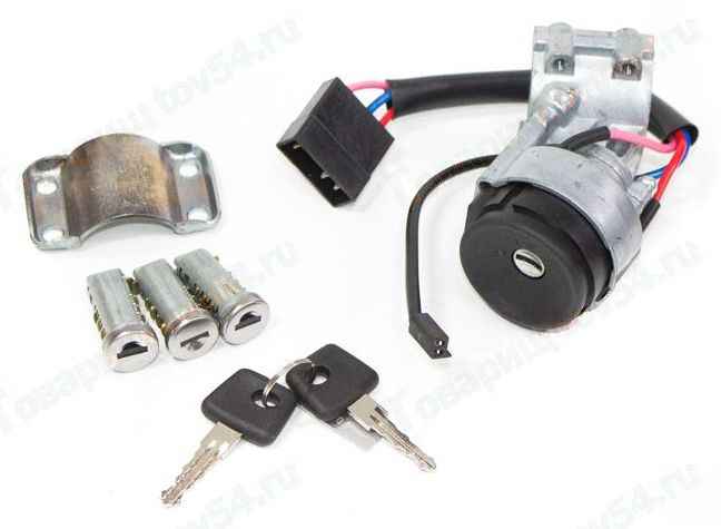 Замок зажигания ВАЗ 2123 (с личинками замков дверей) <b>ПтиМаш 2123-6105006</b> - изображение