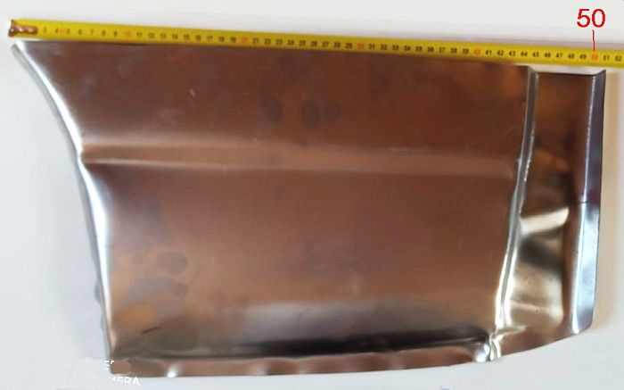 Ремонтн.вставка заднего крыла ВАЗ 2110 левая ниж часть белая <b>2110-8404027</b> - изображение 1