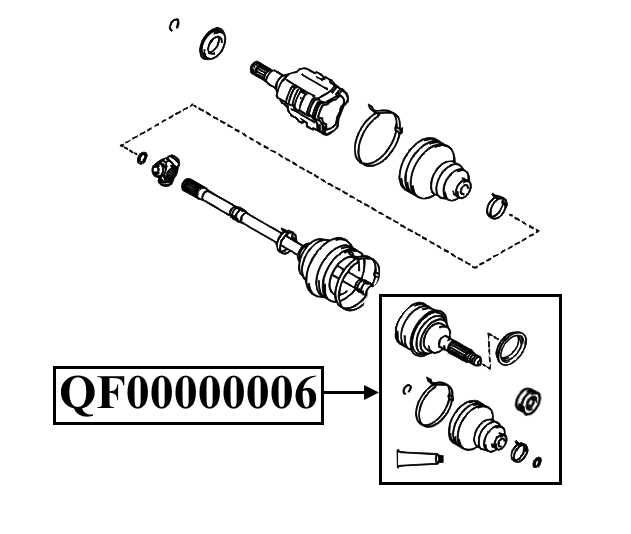 Шрус наружный 23X58X26 <b>QUATTRO FRENI QF00000006</b> - изображение 1