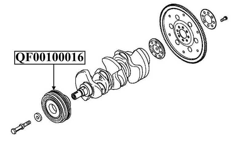 Шкив коленвала 6G74 <b>QUATTRO FRENI QF00100016</b> - изображение 2
