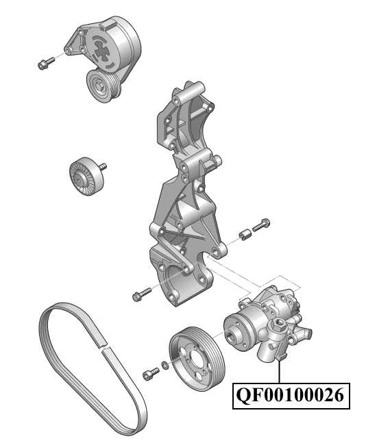 Насос гидроусилителя руля Q7 <b>QUATTRO FRENI QF00100026</b> - изображение 1