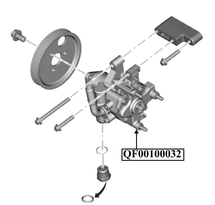 Насос гур <b>QUATTRO FRENI QF00100032</b> - изображение 1