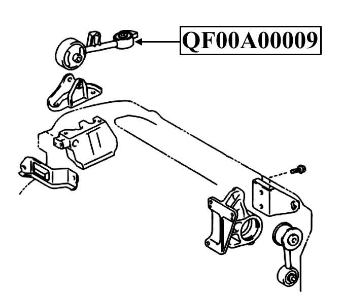 Подушка двигателя правая <b>QUATTRO FRENI QF00A00009</b> - изображение 1