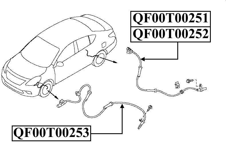 Импульсный датчик ABS <b>QUATTRO FRENI QF00T00251</b> - изображение 1