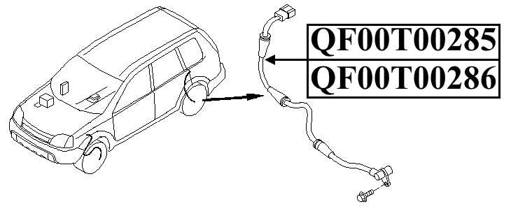 Импульсный датчик ABS <b>QUATTRO FRENI QF00T00285</b> - изображение 1