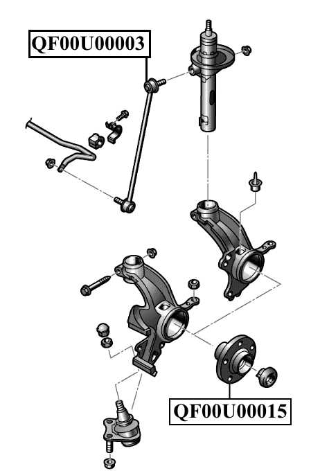 Ступица колеса с подшипником <b>QUATTRO FRENI QF00U00015</b> - изображение 1