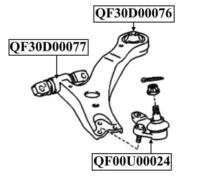 Опора шаровая нижняя правая <b>QUATTRO FRENI QF00U00024</b> - изображение 1
