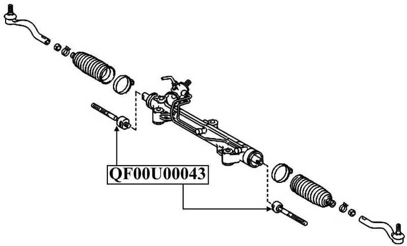 Тяга рулевая <b>QUATTRO FRENI QF00U00043</b> - изображение 1